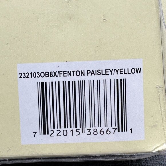 Lauren Ralph Lauren Paisley Tablecloth - Green and Cream - Picture 9 of 12